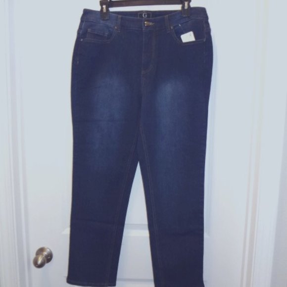 NWT-G By Giuliana Blue Zipper Jeans with Two Front and Back Pockets - Picture 1 of 3